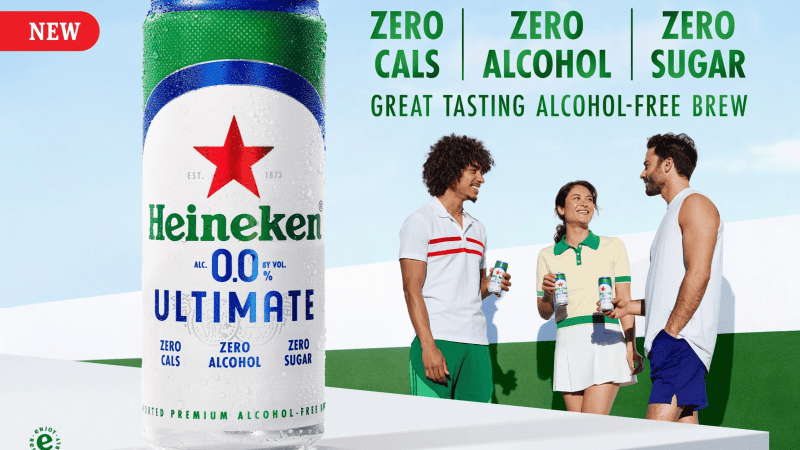 Heineken launches new alcohol-free beer | ©Image Credit: The Heineken Company