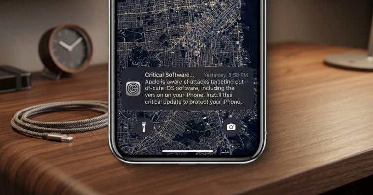 Apple issues urgent iOS warning as hackers exploit outdated software, putting iPhone users at risk of real attacks. | ©Image Credit: Apple