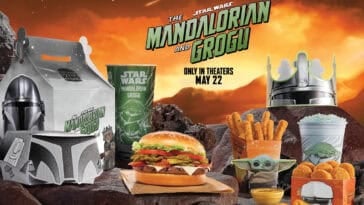 The Mandalorian-themed Burger King menu drops May 4, featuring Whoppers, shakes, and limited-edition collectible cups for fans. | ©Image Credit: Burger King