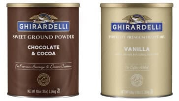 Ghirardelli Chocolate Company has issued a nationwide recall for 13 powdered beverage products due to potential Salmonella risk. | ©Image Credit: Ghirardelli