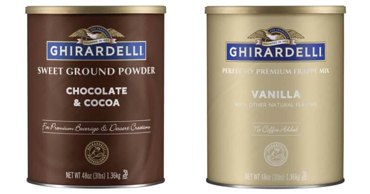 Ghirardelli Chocolate Company has issued a nationwide recall for 13 powdered beverage products due to potential Salmonella risk. | ©Image Credit: Ghirardelli