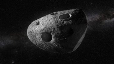 Apophis, a.k.a. the “God of Chaos” asteroid, will pass Earth in 2029 closer than satellites in a rare visible sky event. | ©Image Credit: ESA