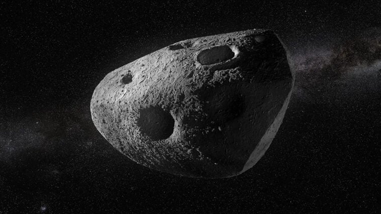 Apophis, a.k.a. the “God of Chaos” asteroid, will pass Earth in 2029 closer than satellites in a rare visible sky event. | ©Image Credit: ESA