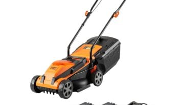 LawnMaster 13-inch Cordless Lawn Mower ©Image Credit: LawnMaster