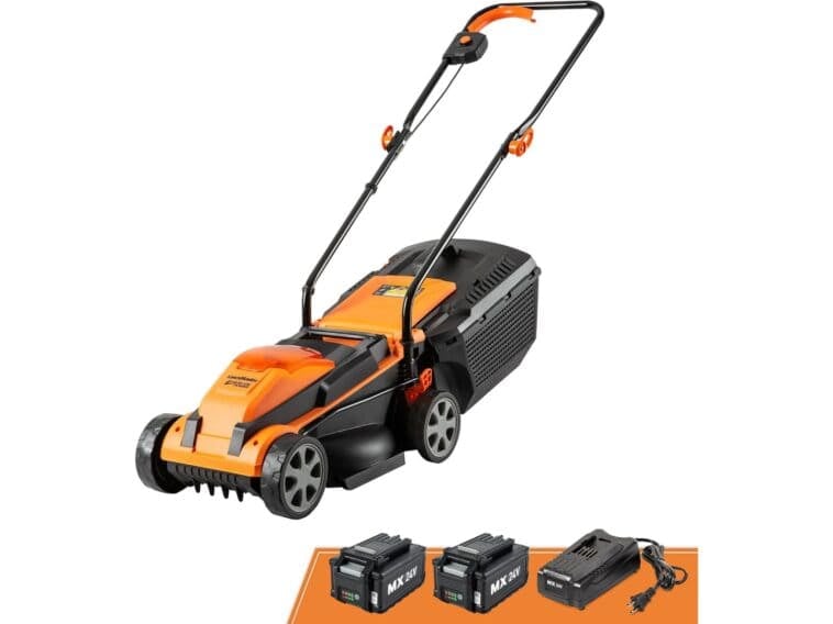 LawnMaster 13-inch Cordless Lawn Mower ©Image Credit: LawnMaster