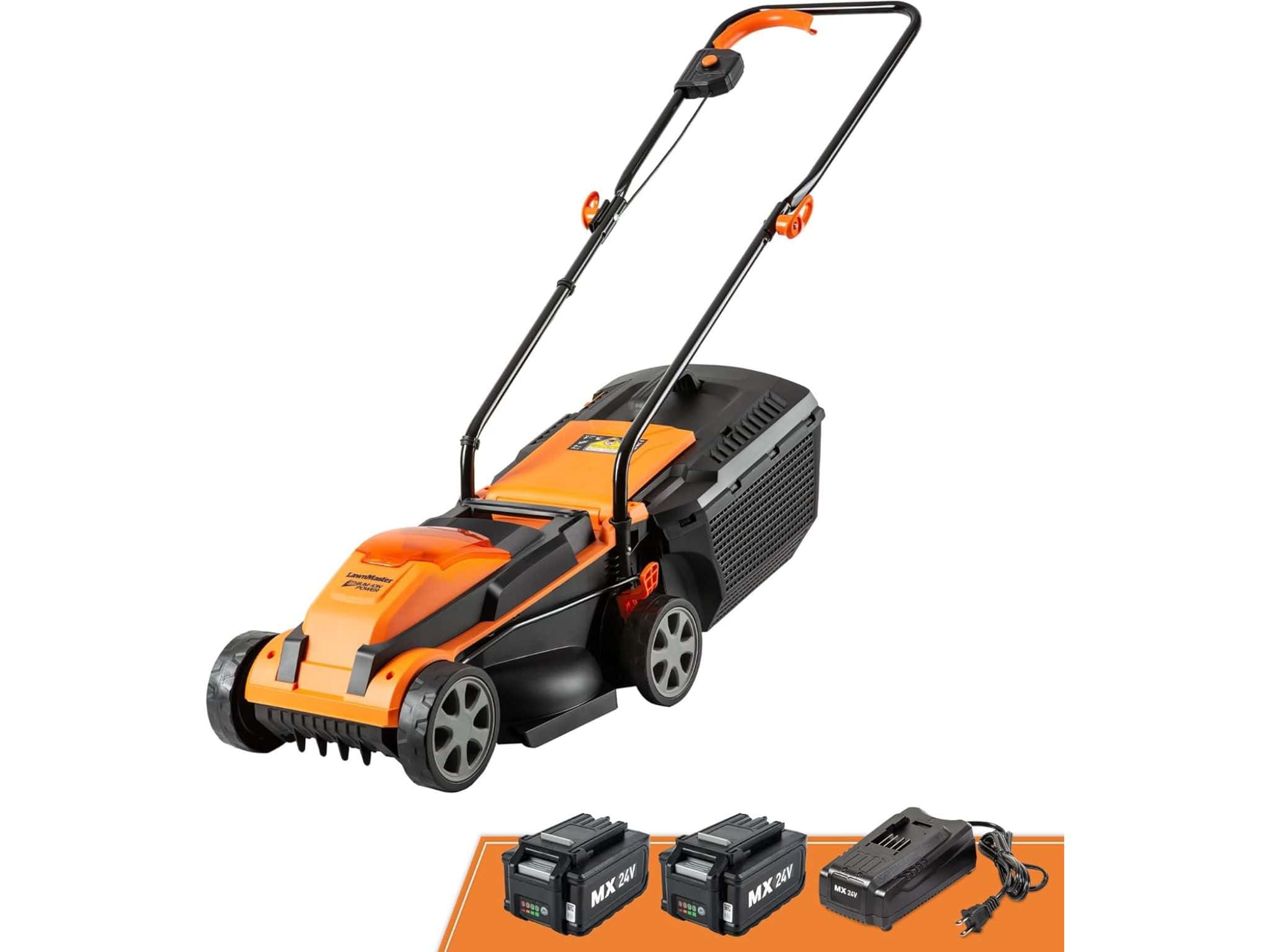 LawnMaster 13-inch Cordless Lawn Mower ©Image Credit: LawnMaster