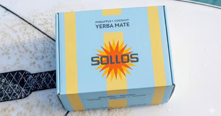 Barron Trump enters the beverage world with Sollos Yerba Mate, targeting the booming global energy drink market. | ©Image Credit: Sollos / Instagram