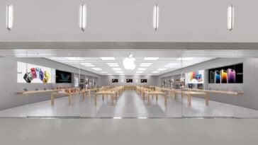 The Apple Towson Town Center store, the first U.S. Apple store to unionize, is among those closing this summer. | ©Image Credit: Apple