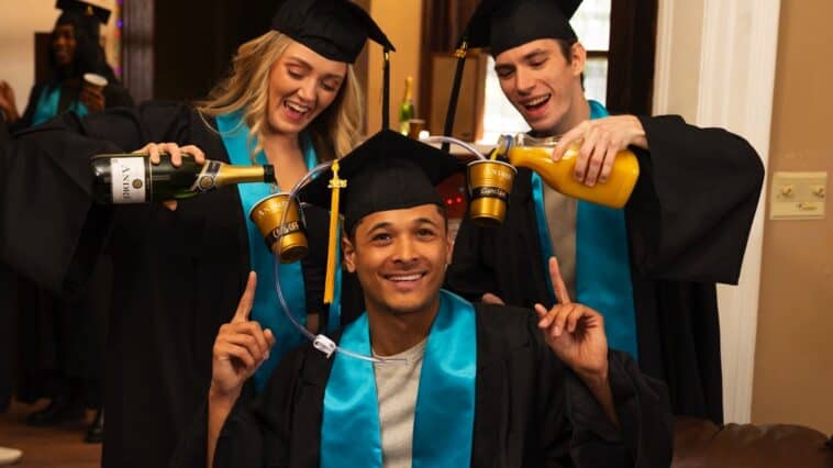 André is giving away free Venmo cash and champagne for graduates 1