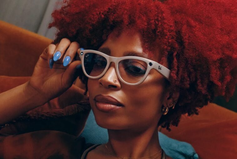 Meta's updated ray-ban smart glasses can now identify and log meals using built-in ai. ©Image Credit: Meta