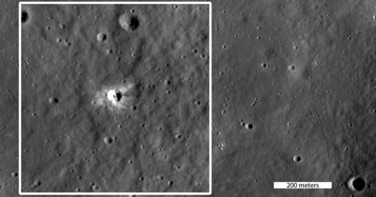NASA just spotted a fresh crater on the Moon no one saw coming 1 A fresh 22-meter lunar crater stands out with bright, sunburst-like rays. | NASA/GSFC/Arizona State University
