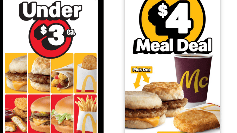 McDonald's new Under $3 Menu and $4 Breakfast Meal Deal — part of the expanded McValue lineup launching April 21 | ©Image Credit: McDonald's