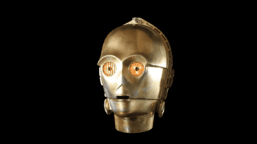 Original C-3PO prop head sells far above estimate | ©Image Credit: Propstore