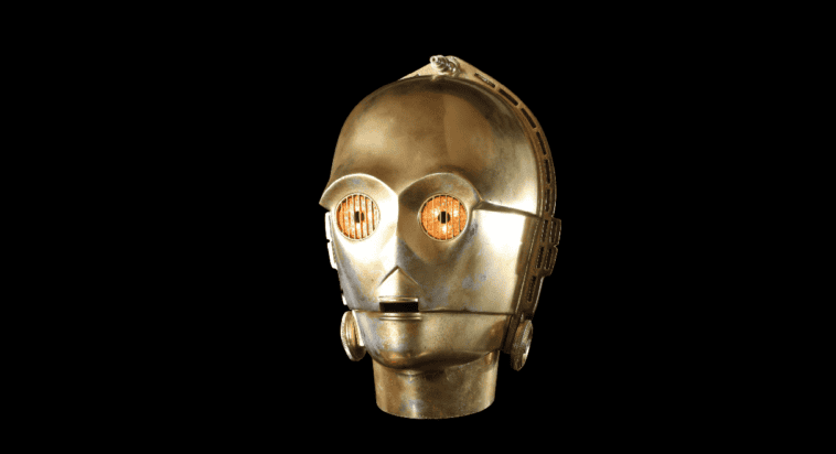 Original C-3PO prop head sells far above estimate | ©Image Credit: Propstore