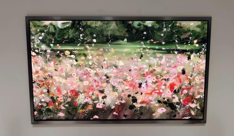 Samsung's new 2026 OLED TV lineup hits 165Hz and $6,500 1 Samsung’s S95H OLED features a flush-to-wall FloatLayer aesthetic and Art Store access, blurring the line between a high-end gaming monitor and gallery art. ©Image Credit: GEEKSPIN