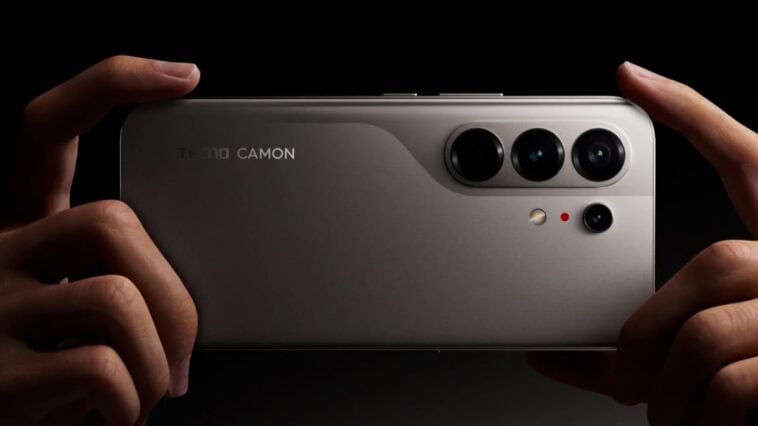 The Tecno Camon 50 Pro manages to pack a dedicated telephoto zoom lens into an impressively slim 7.4mm frame, offering high-end camera versatility at a budget-friendly price. ©Image Credit: Tecno