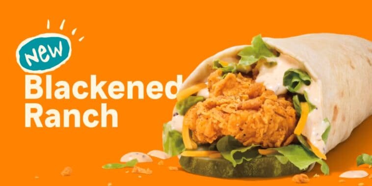 Popeyes brings back fan-favorite chicken wraps for good 1 The Blackened Ranch Chicken Wrap is one of three permanent wrap flavors now available at Popeyes nationwide | ©Image Credit: Popeyes