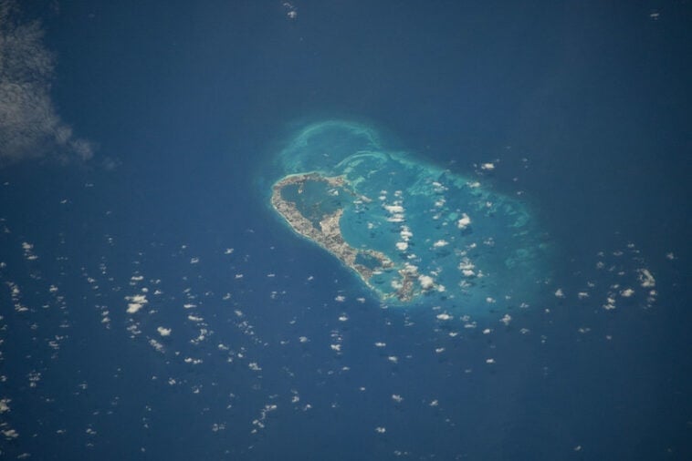 A NASA astronaut's photograph of Bermuda from the International Space Station | ©Image Credit: NASA / Matthew Dominick