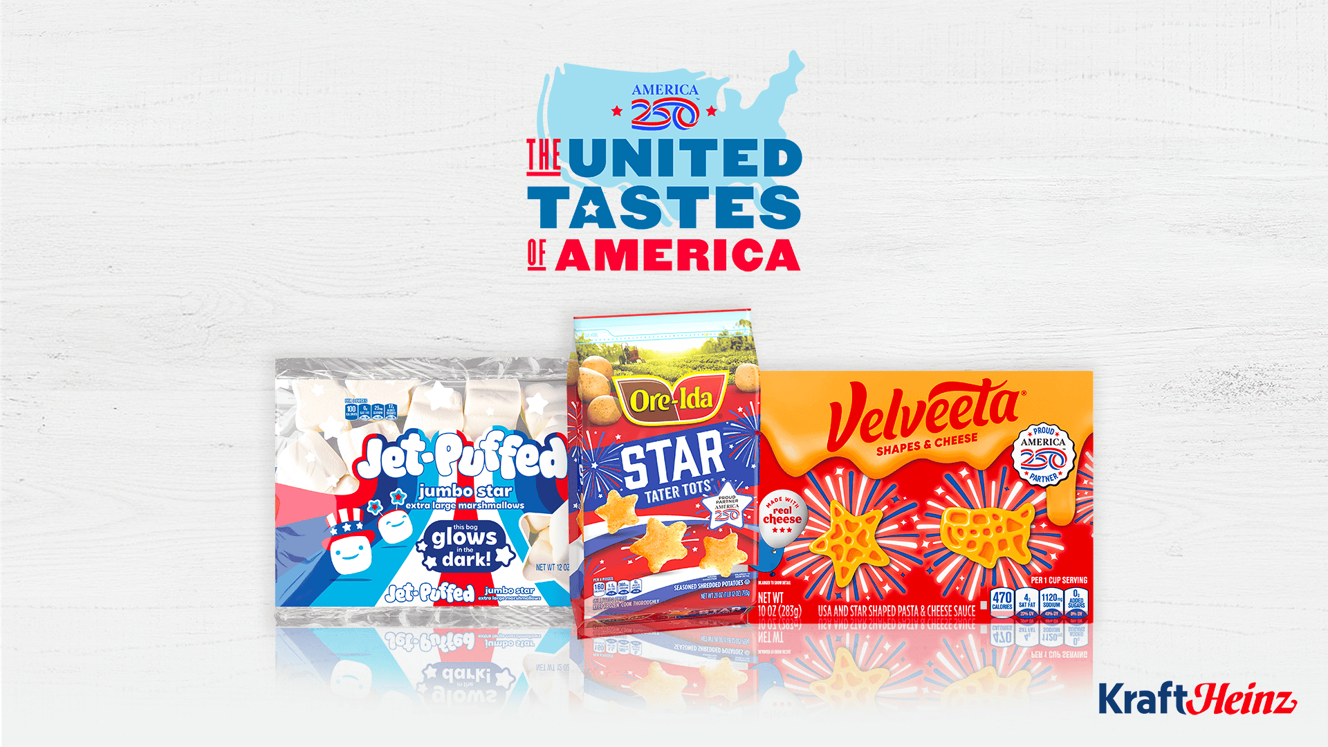 Kraft Heinz unveils patriotic makeover for its iconic brands 2 Fan-favorite Heinz Kraft snacks get new twists for the company's "The United Tastes of America" campaign. | | ©Image Credit: Kraft Heinz
