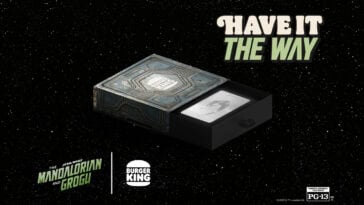 The Beskard: A rare, physical collectible inspired by Mandalorian Beskar. Enter the Burger King sweepstakes today for a chance to win this bounty! | ©Image Credit: Burger King