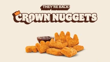 The beloved Crown Nuggets are back at Burger King for a limited time, reviving a nostalgic fast-food classic. | ©Image Credit: Burger King