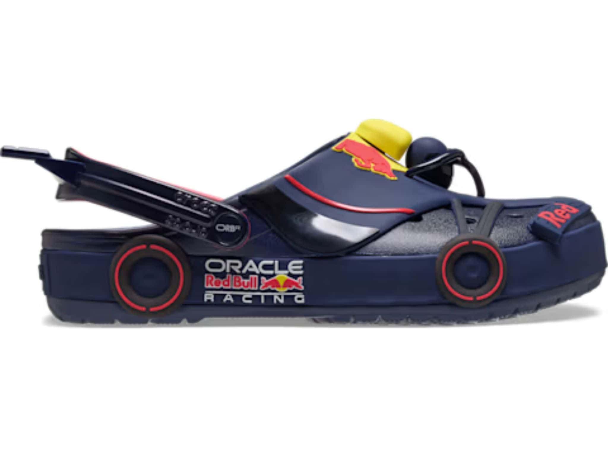 Crocs X Oracle Red Bull Collab ©Image Credit: Crocs