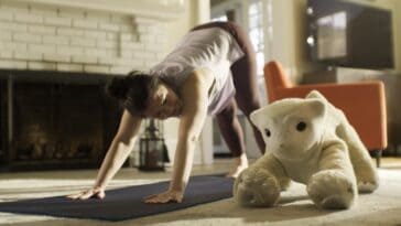 Built with touch-sensitive fur and generative AI, the Familiar is designed to bridge the gap between static toys and living pets | ©Image Credit: Familiar Machines & Magic