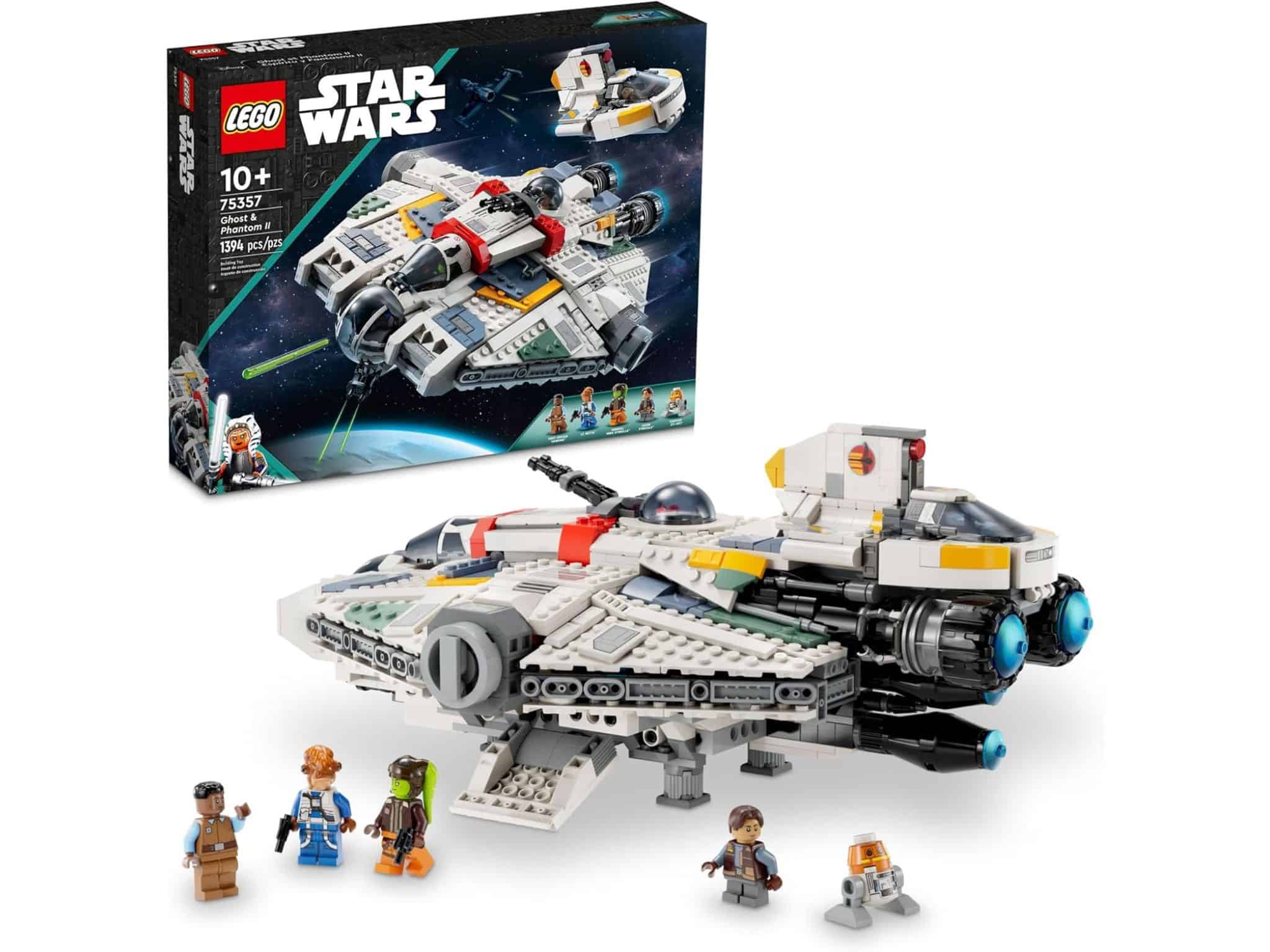 LEGO Star Wars Ahsoka Ghost and Phantom II Spaceship Set ©Image Credit: LEGO