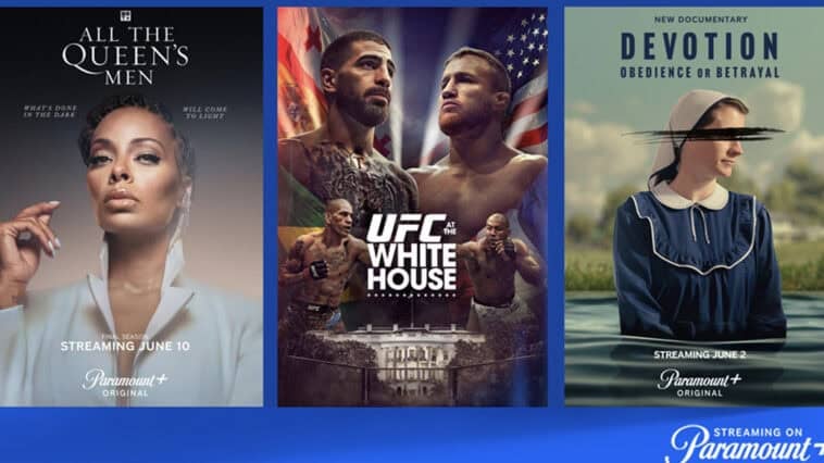 This June, Paramount+ brings a massive wave of new streaming content, including All The Queen’s Men Season 5, UFC at the White House, and Devotion: Obedience or Betrayal. | ©Image Credit: Paramount+