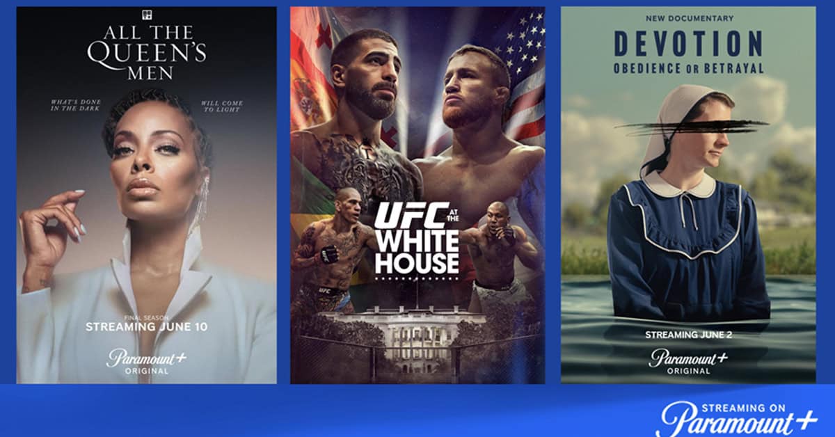 This June, Paramount+ brings a massive wave of new streaming content, including All The Queen’s Men Season 5, UFC at the White House, and Devotion: Obedience or Betrayal. | ©Image Credit: Paramount+