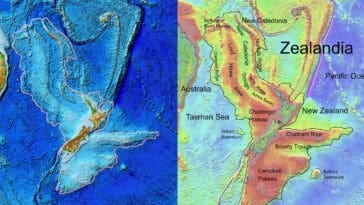 A look at Zealandia: The 1.9 million square mile continent mostly submerged beneath the blue waters of the South Pacific.