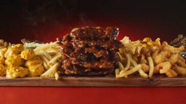 Applebee's All You Can Eat' deal features unlimited servings of Boneless Wings, Signature Riblets, Double Crunch Shrimp, and endless fries ©Image Credit: Applebee's