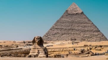 The Great Pyramid of Giza in Egypt represents well-documented history, while Greece’s Vigklafia pyramid remains an unsolved archaeological mystery/ | ©Image Credit: Nada Habashy / Unsplash
