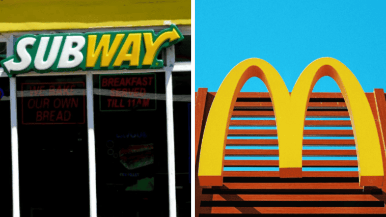 McDonald's is targeting 50,000 global restaurants by 2027, a number that would put it back ahead of Subway | ©Image Credit: Unsplash / hil Hauser, Andrii Kordis