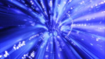 Visualization of a wormhole. New research explores whether quantum simulations of closed timelike curves could allow information to travel backward in time | ©Image Credit: PickPik