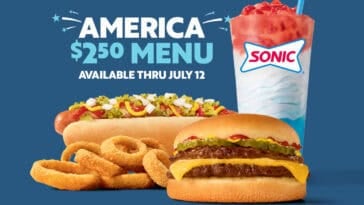 Sonic celebrates America’s 250th with a summer menu packed with nostalgia and value. | ©Image Credit: Sonic