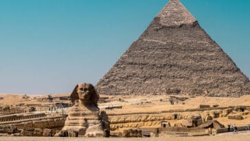 A new theory suggests The Great Pyramid may have been designed to broadcast Earth’s location to intelligent life | ©Image Credit: Unsplash / Nada Habashy