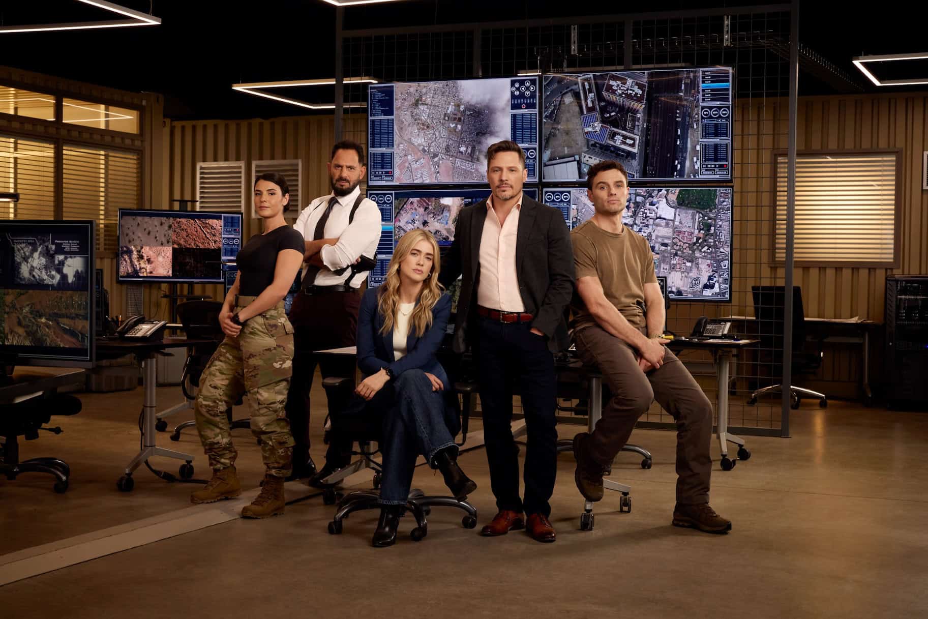 O elenco de The Hunting Party | ©Crédito da imagem: NBC Universal