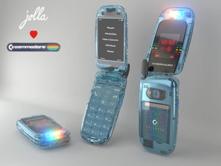 Iconic 80's computer brand Commodore is making a comeback 1 Commodore is returning to the gadget market with a flip phone designed to help users disconnect from the always-online world | ©Image Credit: Jolla / Commodore