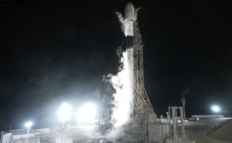 SpaceX is launching spy satellites for US intelligence 1 SpaceX Falcon 9 moments before lift off with NROL-179, carrying NRO satellites from SLC-4E at Vandenberg Space Force Base, California, on June 19, 2026 | ©Image Credit: SpaceX