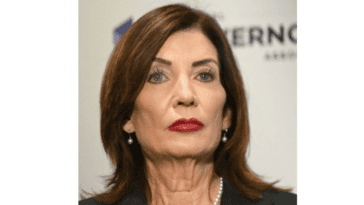 New York Governor Kathy Hochul, who recently signed the state's landmark transparency bill targeting unlabeled "synthetic performers" in commercials | Maryland GovPics via Wikimedia Commons / CC BY 4.0
