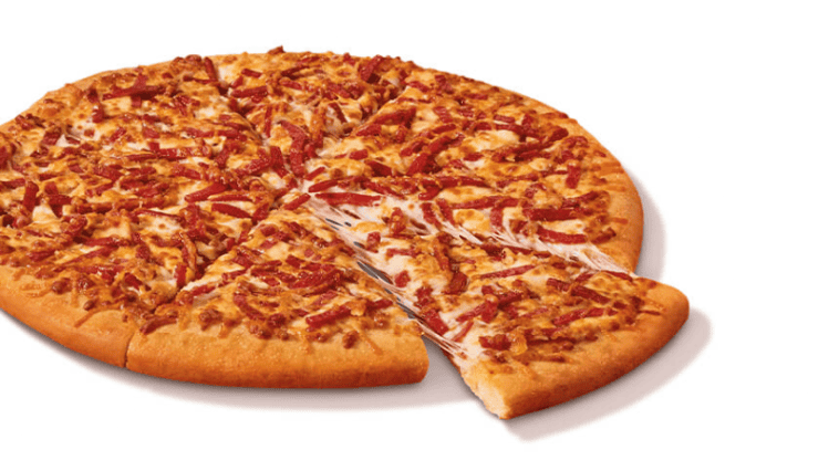 Little Caesars launches new Spider-Man pizza for $8.99 1 Little Caesars' new Webberoni Pizza, featuring shredded pepperoni baked into a Spider-Man web pattern | ©Image Credit: Little Caesars