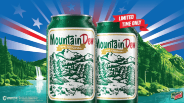 Mountain Dew is selling a commemorative birthday bundle for five cents to mark its 78th anniversary | ©Image Credit: PepsiCo