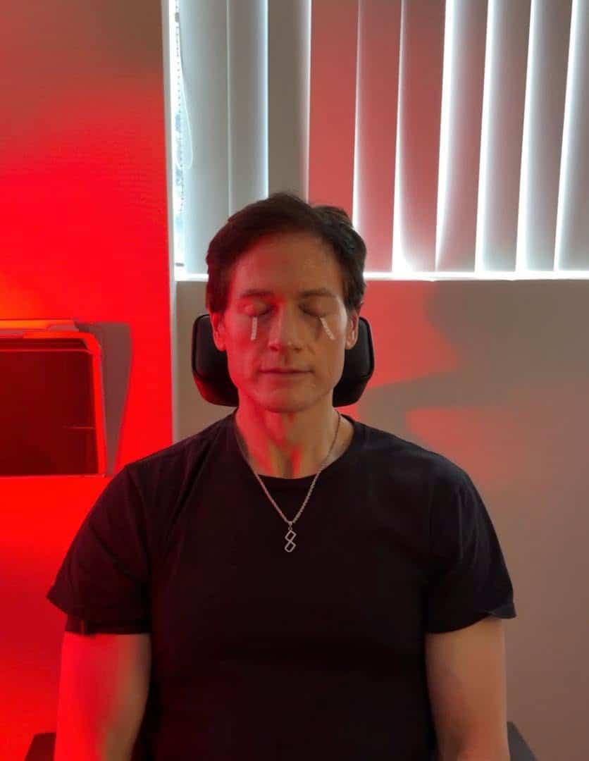 Tech entrepreneur Bryan Johnson spends $2 million a year in his quest to live forever—but new research suggests somatic mutations put a hard cap on human longevity. ©Image Credit: Facebook / Bryan Johnson