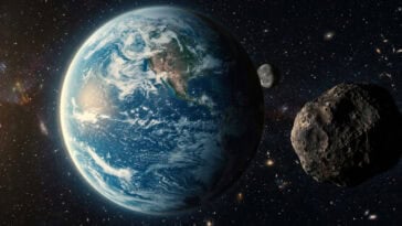 Tianwen-2 captures the first detailed view of Kamoʻoalewa, a rare quasi-satellite that follows Earth through space. | ©Image Credit: Created with AI / GEEKSPIN