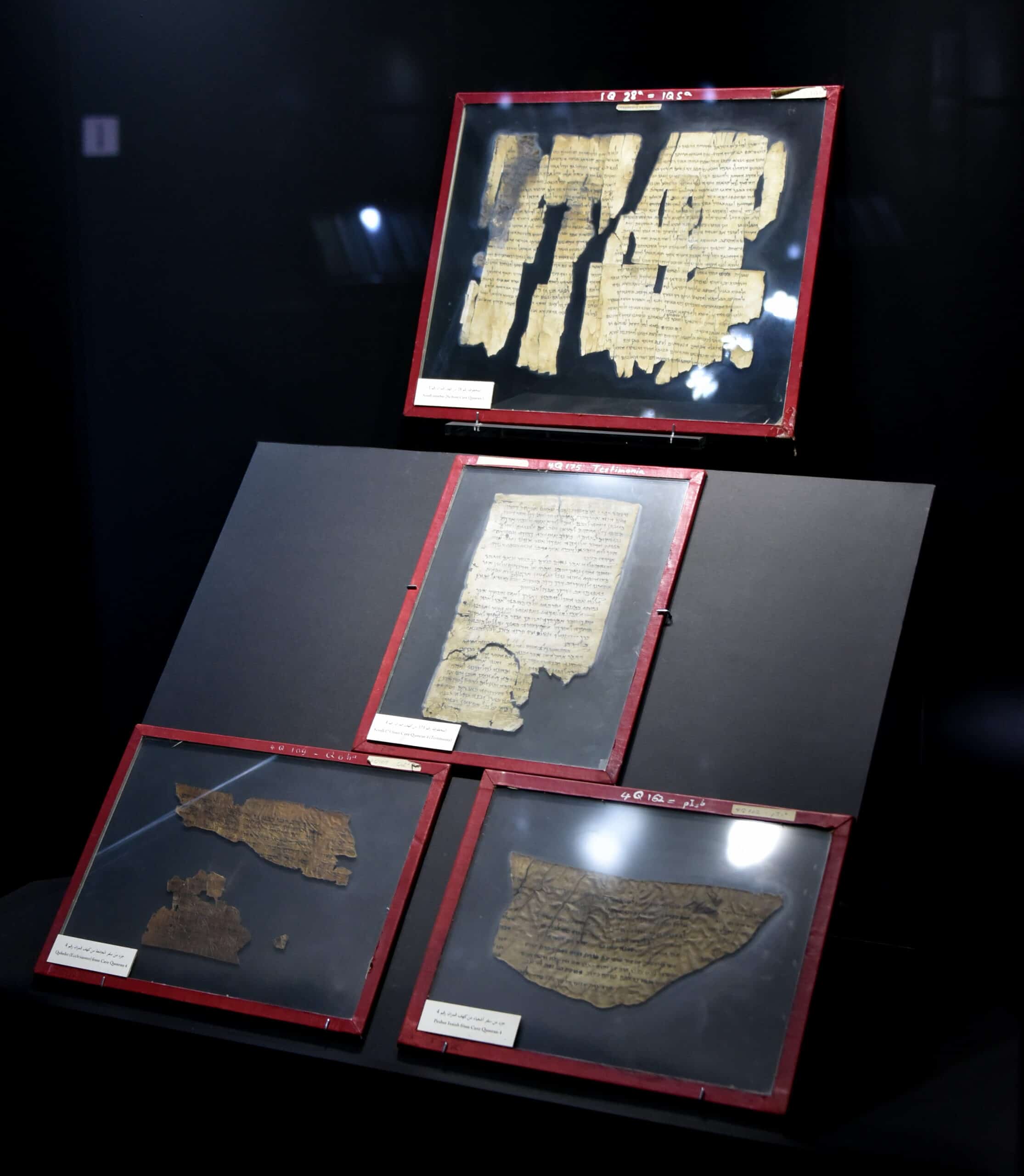 The Dead Sea Scrolls, found in the Qumran Caves. will undergo AI forensic examination to determine their origin. ©Image Credit: Wikicommons / Osama Shukir Muhammed