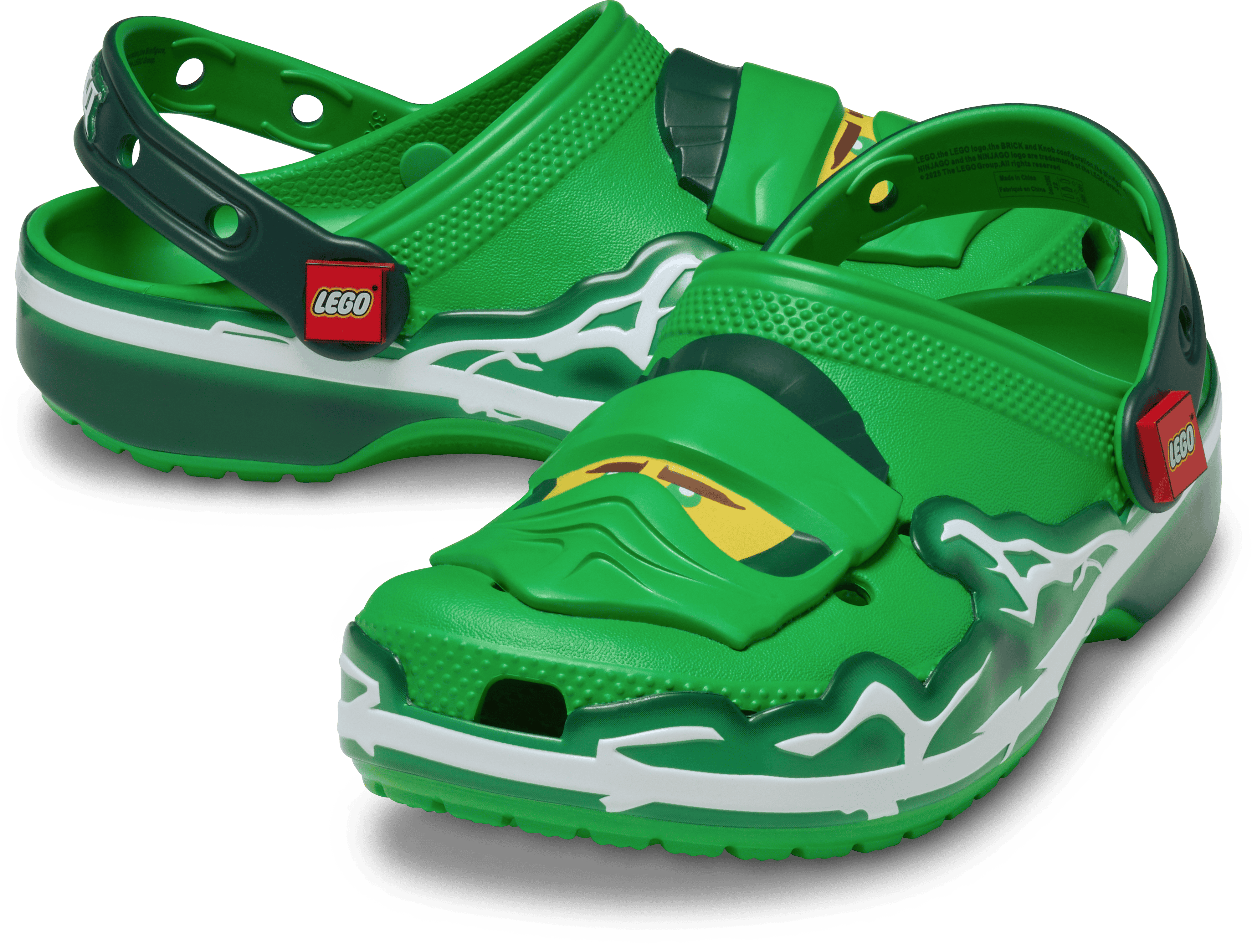 Crocs debuts new LEGO Ninjago shoes for 15th anniversary 3 Kids’ LEGO Ninjago Classic Clog | ©Image Credit: Crocs