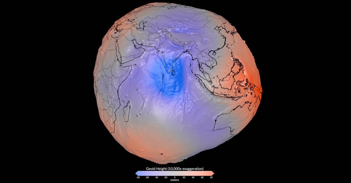 NASA model reveals Earth is actually shaped like a potato - geekspin