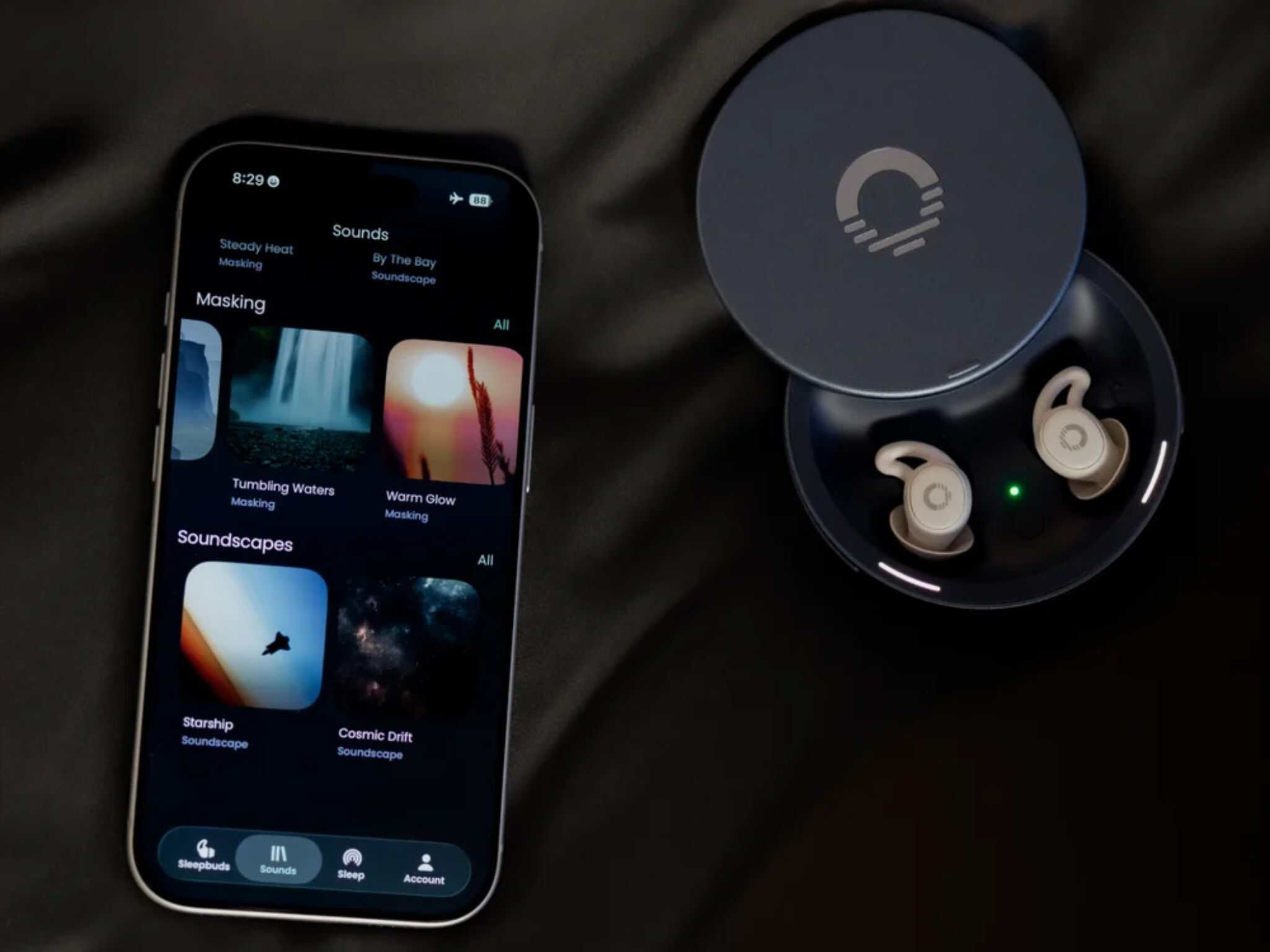 Ozlo SleepBuds 2 with App ©Image Credit: Ozlo