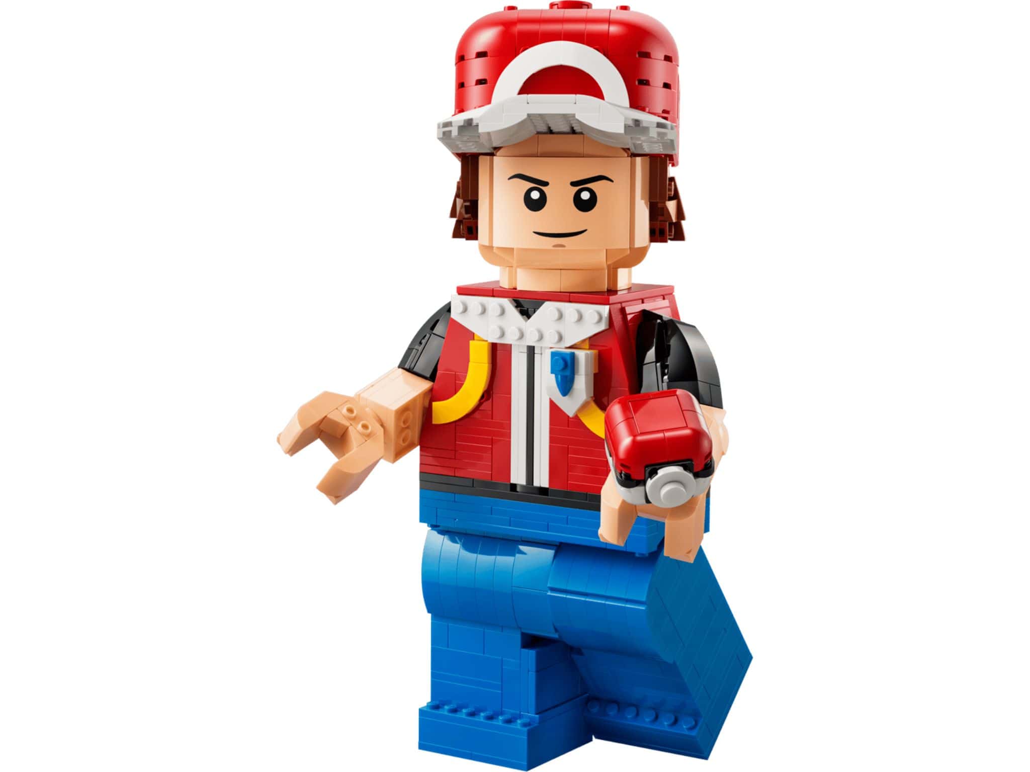 Pokémon Up-Scaled Red Minifigure ©Image Credit: LEGO